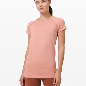 LULULEMON pink short sleeve top
